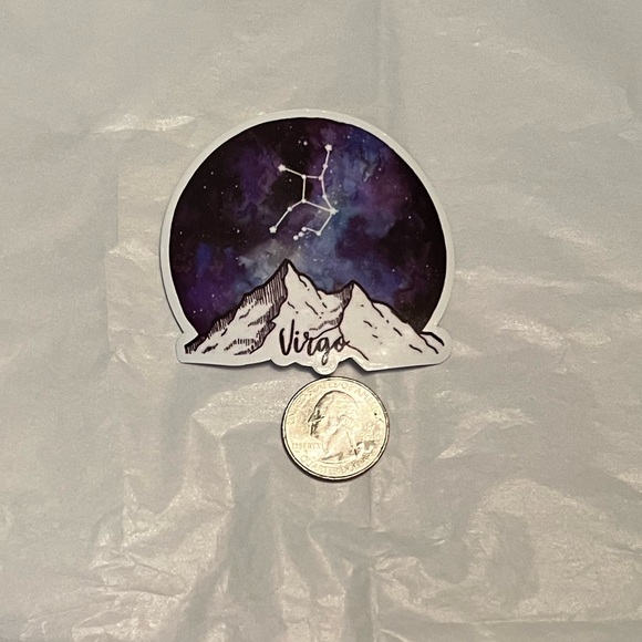 Virgo Star Sign Outdoor Adventure Journey Wanderer Traveler Exploration Sticker - Picture 3 of 5